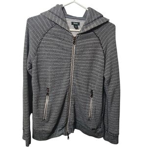 Roots Knit Zipped Hoodie Size Medium Womens